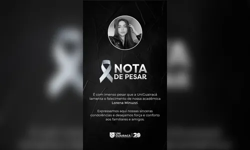 
							Morte de estudante de Odontologia gera comoção no PR
						
						
