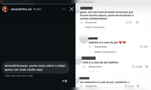
							Noiva de Richarlison expõe ataques sobre a aparência do filho
						
						
