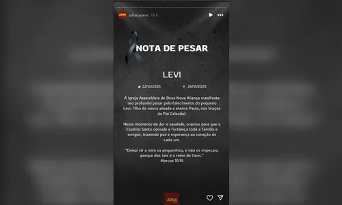 
							Filho da prima de Ana Castela morre quatro dias após o nascimento
						
						