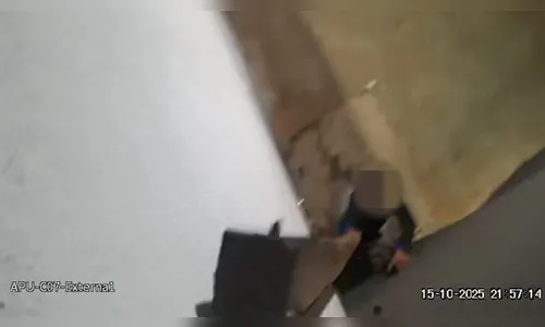 
							Ladrão tenta quebrar câmera de segurança para furtar fábrica e é flagrado
						
						