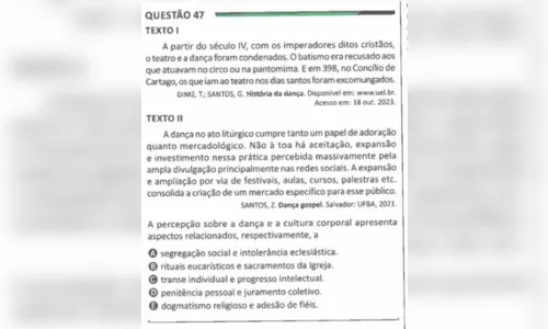 
							Professora de Apucarana é citada em questão do Enem 2025
						
						
