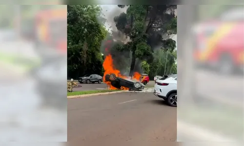 
							Médico morre carbonizado após grave acidente em Maringá (PR); veja
						
						