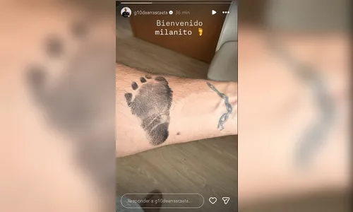 
							Arrascaeta, do Flamengo, anuncia nascimento do filho: 