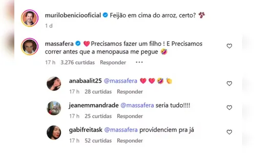 
							Grazi Massafera deixa comentário para Murilo Benício: “ter um filho”
						
						