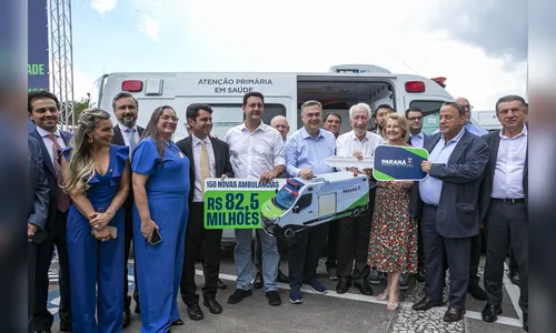 
							PR recebe 150 novas ambulâncias com UTIs para reforçar atendimento
						
						
