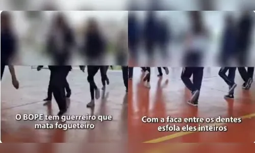 
							Alunos de colégio cívico-militar do PR cantam música de ódio do Bope
						
						