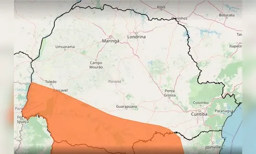 
							Paraná tem alerta tempestades neste domingo em 333 cidades; veja
						
						
