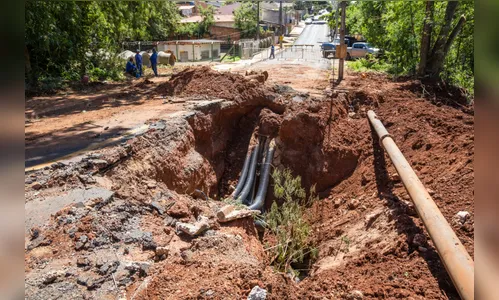 
							Trecho da Rua Rio dos Patos começa a ser recuperado
						
						