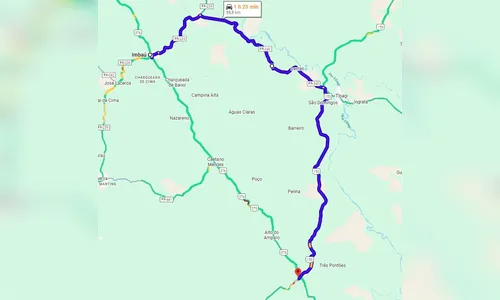 
							Caminhão pega fogo e causa interdição na BR-376; veja opções de desvio
						
						