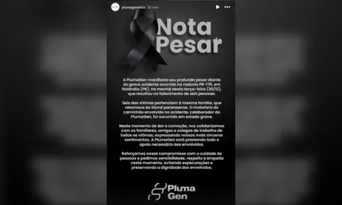 
							Quem são as seis vítimas de grave acidente na PR-170 em Rolândia
						
						