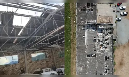 
							Vendaval destrói complexo esportivo histórico de cidade de SC; veja
						
						