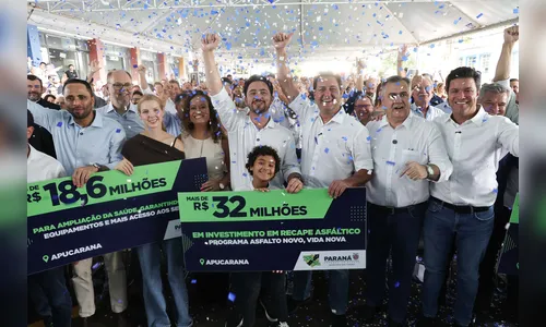 
							Ratinho Junior anuncia investimentos que somam mais de R$ 1 bi em Apucarana
						
						