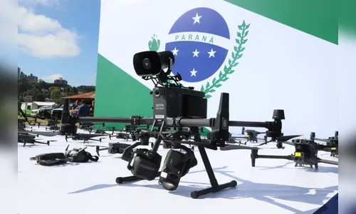 
							Ratinho Jr entrega 243 drones para monitoramento aéreo das forças de segurança
						
						