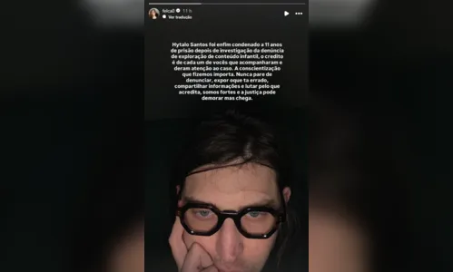 
							Felca se pronuncia após condenação de Hytalo e manda recado: 