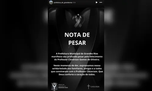 
							Morte do professor Cleverson Gomes, aos 33 anos, gera comoção em Grandes Rios
						
						