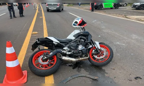 
							Colisão deixa motociclista ferido na Avenida Minas Gerais em Apucarana
						
						
