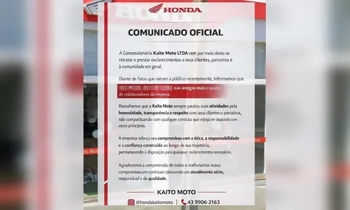 
							PCPR apura suspeita de estelionato na venda de motos em Ivaiporã
						
						