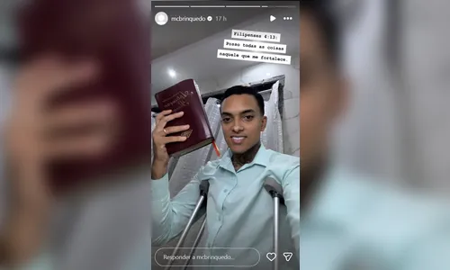 
							Aos 24 anos, cantor famoso anuncia fim de carreira no funk após conversão religiosa
						
						