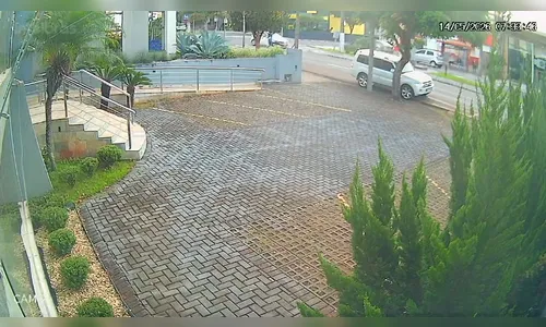 
							Câmeras flagram carro em alta velocidade atropelar e matar idoso e cão em Londrina
						
						