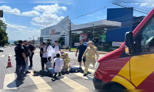 
							Colisão entre carro e moto deixa motociclista ferido na Avenida Minas Gerais
						
						