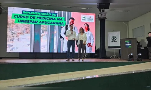 
							Ratinho Jr. oficializa medicina em Apucarana e anuncia investimentos de R$ 79 milhões no curso
						
						