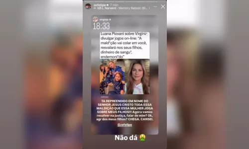 
							Virginia chora pós fala de Luana Piovani e diz que acionará a Justiça; veja vídeo
						
						