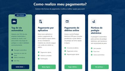Tag, aplicativo e débito online: tire suas dúvidas de como pagar o pedágio Free Flow