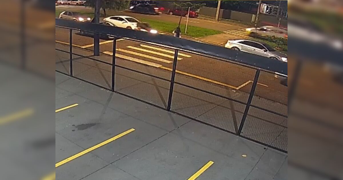 Jovem é atropelada durante travessia em faixa de pedestre em Londrina (PR); veja vídeo
