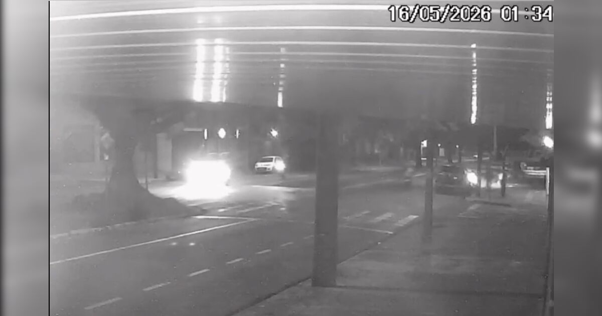 Vídeo: carro troca de pista e causa acidente com morte de motociclista no Paraná