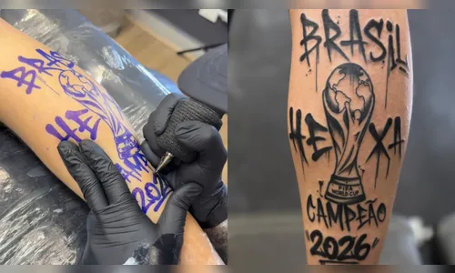 
							Torcedor viraliza ao tatuar conquista do hexa antes do início da Copa; veja
						
						