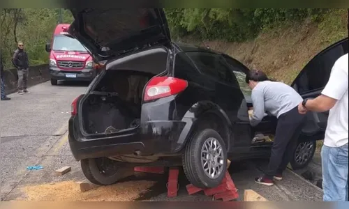 
							Quatro pessoas ficam feridas em grave acidente na Serra do Rio do Rastro em SC
						
						