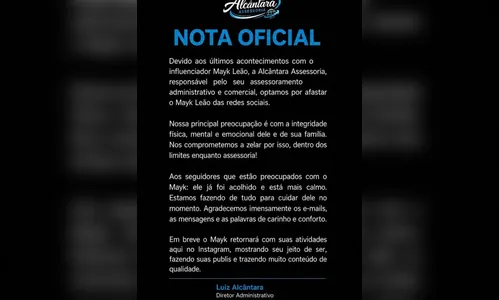 
							Após filmar suposto Ovni e relatar morte de animais, influenciador do PR se afasta das redes
						
						