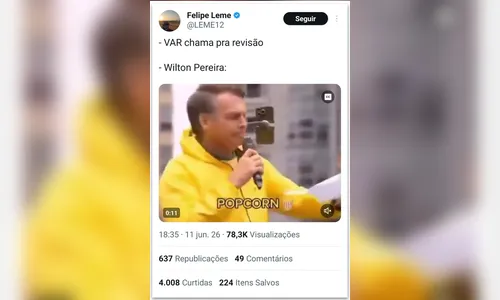 
							Árbitro brasileiro vira meme na abertura da Copa após expulsões e inglês confuso
						
						