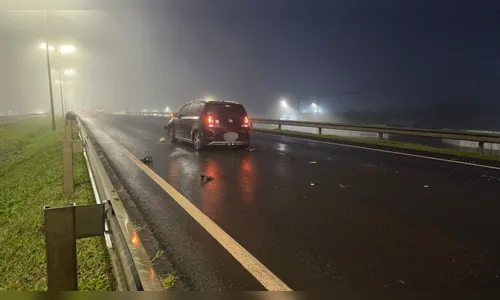 
							Colisão faz carro bater contra guard-rail e rodar na BR-369 em Apucarana
						
						