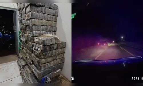 
							PRF apreende quase uma tonelada de maconha após perseguição no Paraná
						
						