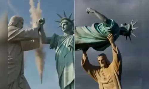 
							Embaixada do Irã publica vídeo do Cristo Redentor destruindo Estátua da Liberdade
						
						