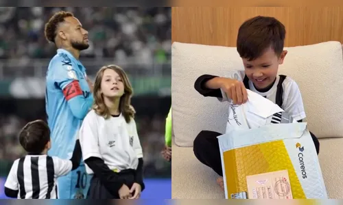 
							Menino do PR que comoveu as redes sociais recebe camisa autografada por Neymar
						
						