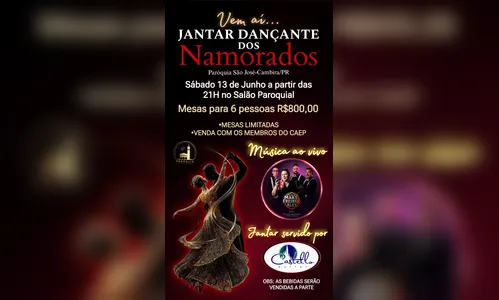 
							Paróquia São José promove Jantar Dançante dos Namorados
						
						