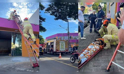 
							Trabalhador sofre descarga elétrica durante pintura em comércio de Apucarana; vídeo
						
						