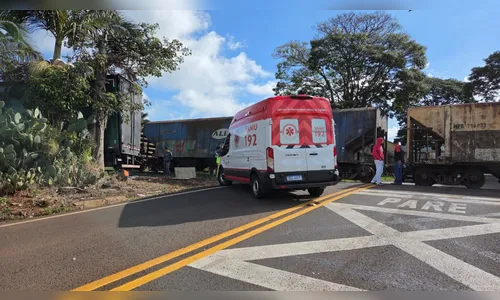 
							Caminhoneiro morreu a 100 metros do destino após colisão com trem; diz testemunha
						
						