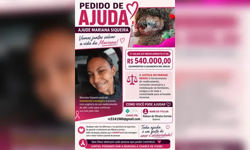 
							Moradora de Marilândia do Sul cria vaquinha para tratar câncer
						
						