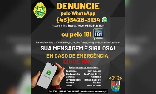 
							Operação Virtude 2026: Polícia Militar intensifica combate à violência contra idosos
						
						
