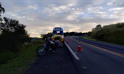 
							Motociclista é socorrida após acidente no Contorno Norte de Apucarana
						
						