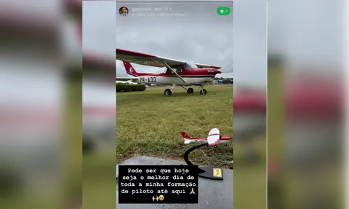 
							Jovem que morreu em banho de óleo no PR celebrou primeiro voo nas redes sociais horas antes do ocorrido
						
						