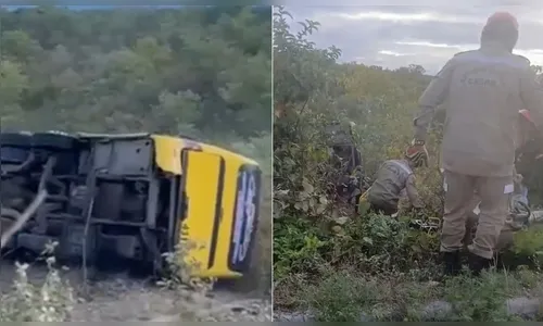 
							Ônibus com 40 romeiros tomba no Ceará, deixando dois mortos e vários feridos
						
						