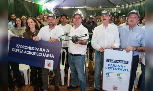 
							Ratinho Jr. entrega drones para Adapar e anuncia obras em Sabáudia
						
						