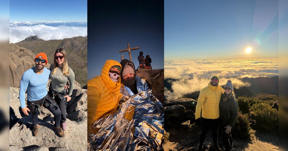 Casal de Jandaia do Sul (PR) percorre 1.750 km para escalar as maiores montanhas do Brasil