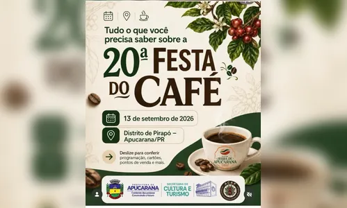 
							Festa do Café no Pirapó celebra tradição, união das famílias e a conquista do selo de qualidade
						
						
