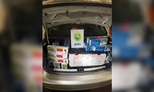 
							PRE apreende quase seis mil maços de cigarros contrabandeados em Arapongas
						
						