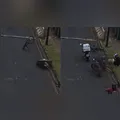 Câmera flagra momento de acidente que deixou ciclista ferido em Arapongas